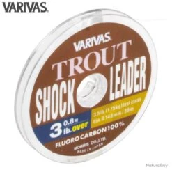 Bas De Ligne Fluorocarbone Varivas Trout Shock Leader 0.18mm