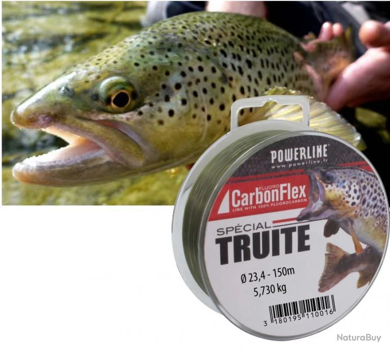 FIL CARBONFLEX TRUITE 150M 0.128mm-1.85kg 3 FIL CARBONFLEX TRUITE 150M 0.128mm-1.85kg