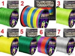 Fil De Peche Multifilament PE 8 Brins 300m, Couleur: Au Choix, Modele: 0.425mm 36.2kg