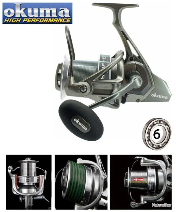 Moulinet Surfcasting Okuma Surf 8K 3 Moulinet Surfcasting Okuma Surf 8K