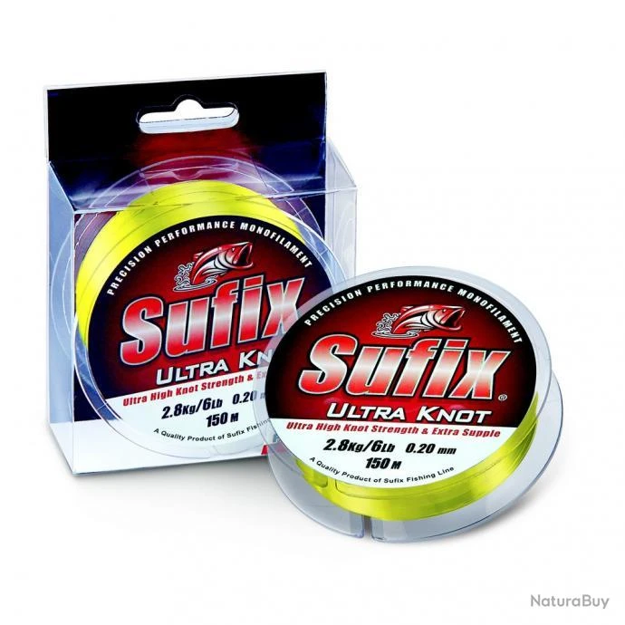Pêche Soldes -Pêche Soldes 00001 NYLON SUFIX ULTRA KNOT 1 4LB O.YELLOW O 28 100
