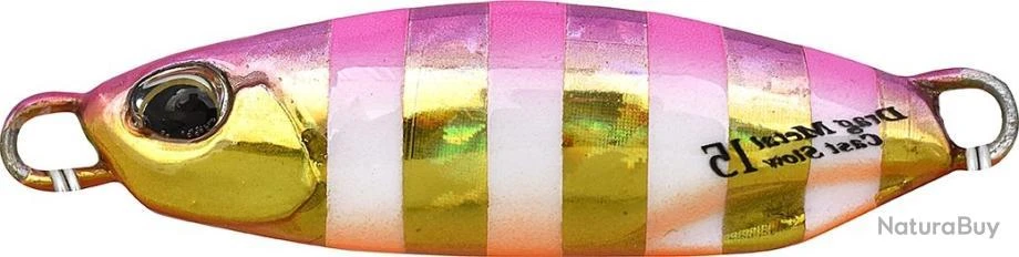 DUO DRAG METAL CAST SLOW 40g - PJA0045 PINK GOLD ZEBRA GLOW 4 DUO DRAG METAL CAST SLOW 40g - PJA0045 PINK GOLD ZEBRA GLOW – Image 2