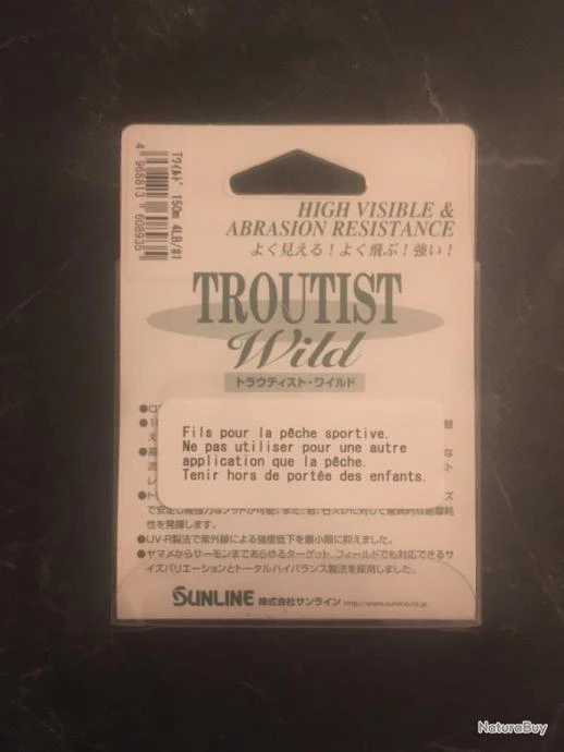 Sunline Nylon Troutist Wild 0.165mm /150m 4 Sunline Nylon Troutist Wild 0.165mm /150m – Image 2
