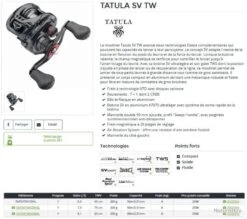 Pêche Soldes -Pêche Soldes 00002 Tatula SV TW 103 XSL Moulinet Daiwa