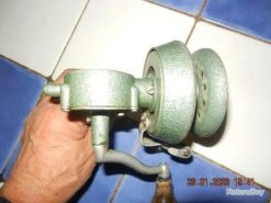 Ancien Moulinet Pêche Du Saumon -Pêche Soldes 00004 Ancien moulinet