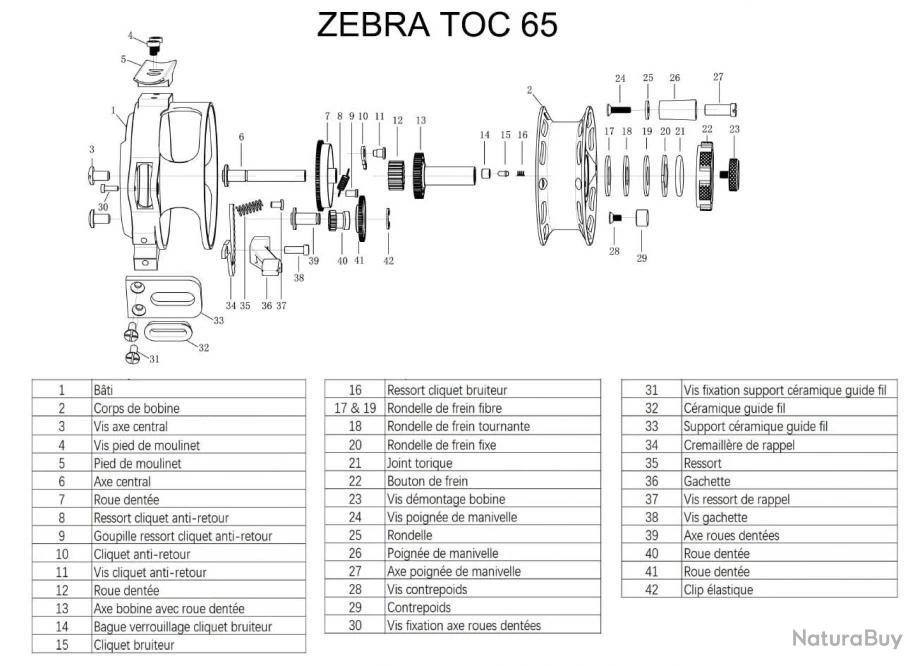 Zebra Toc 65 Moulinet Truite Au Toc Garbolino 7 Zebra Toc 65 Moulinet Truite Au Toc Garbolino – Image 5