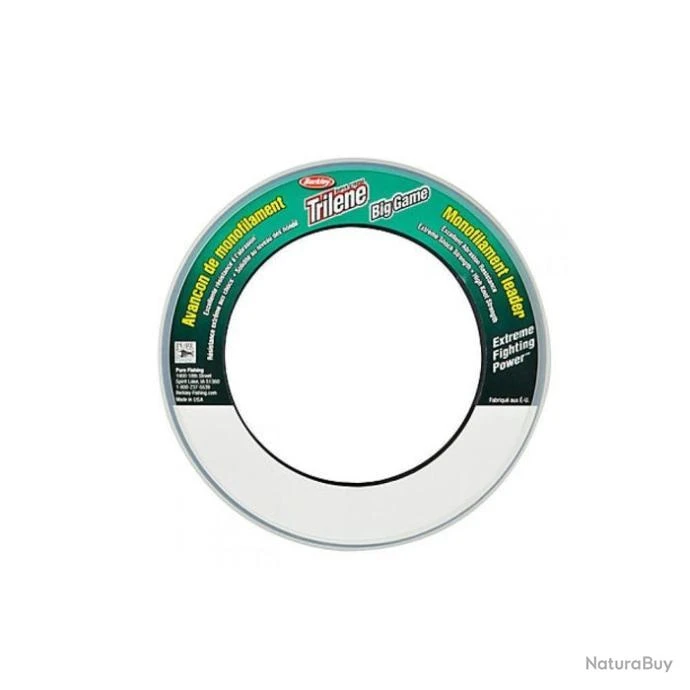 Nylon Berkley Trilene Big Game Mono Leaders - 100 M - 109/100 - 59.9 Kg 4 Nylon Berkley Trilene Big Game Mono Leaders - 100 M - 109/100 - 59.9 Kg – Image 2